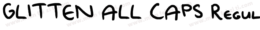 GLITTEN ALL CAPS Regular字体转换